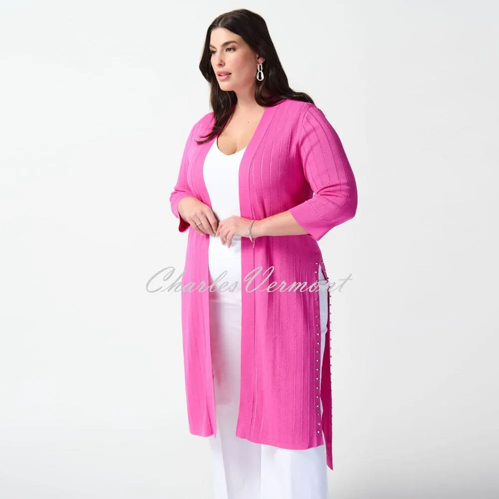 Joseph Ribkoff Cover Up With Stud Detail - Style 222929 (Ultra Pink)