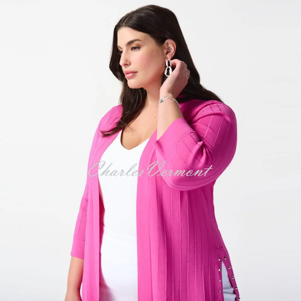 Joseph Ribkoff Cover Up With Stud Detail - Style 222929 (Ultra Pink)