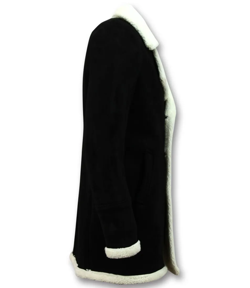 Lammy Coat For Men Black