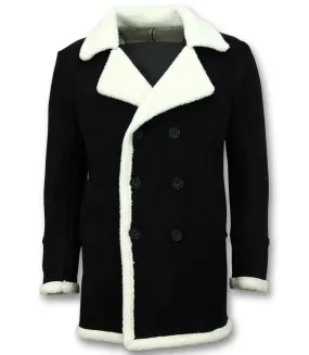 Lammy Coat For Men Black