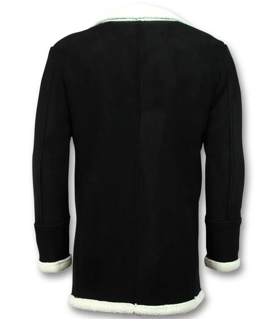 Lammy Coat For Men Black