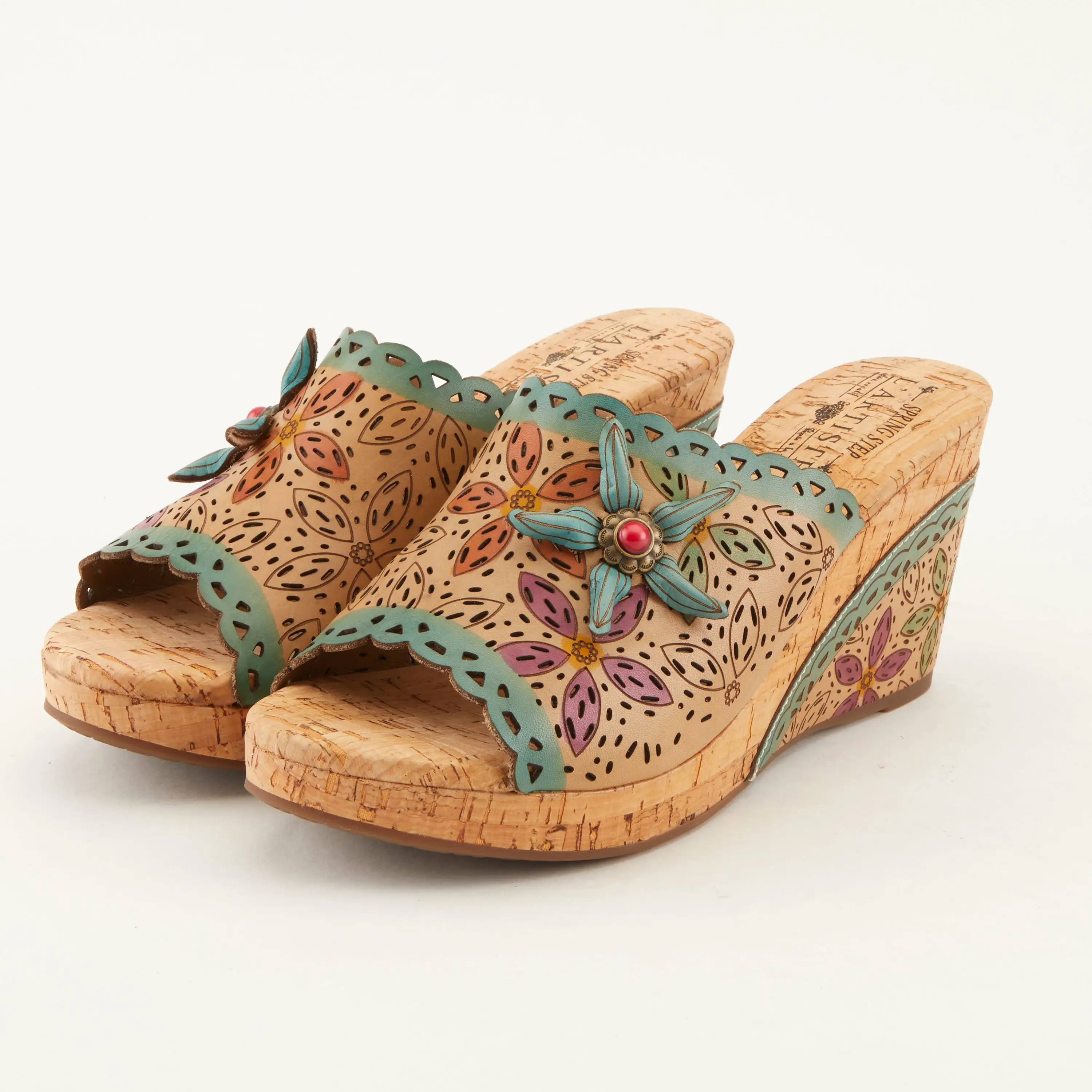 L'ARTISTE ANNAMARIA SLIDE SANDALS