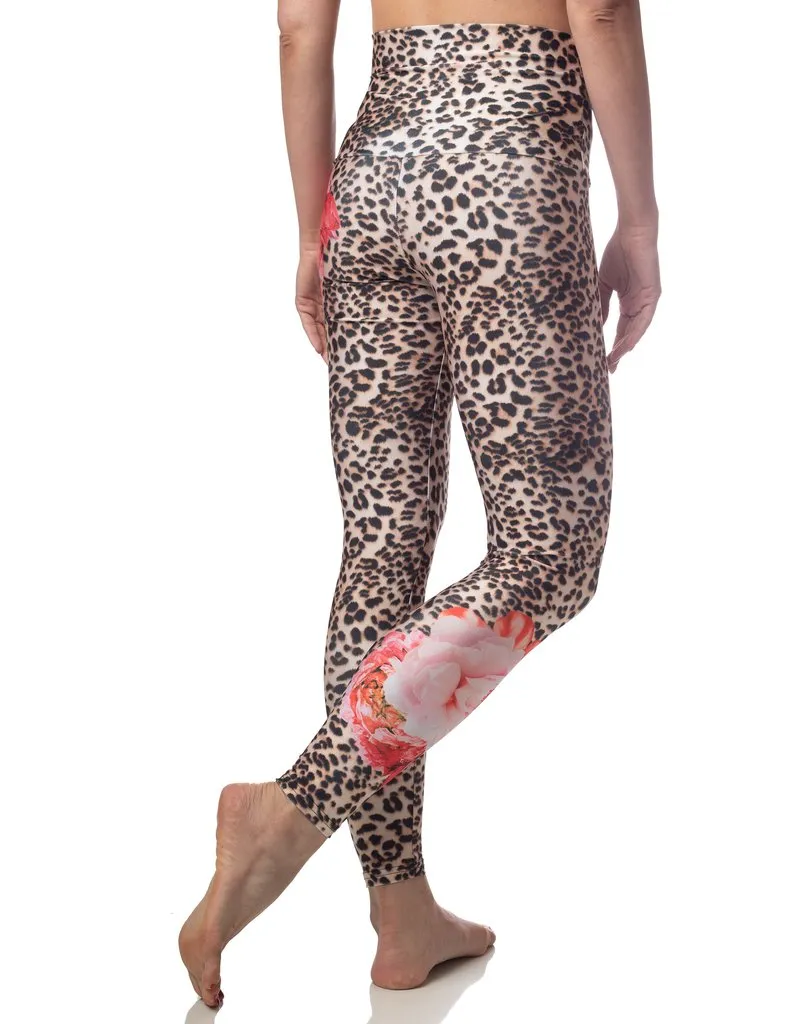 Leopard Blooms Sneaker Legging