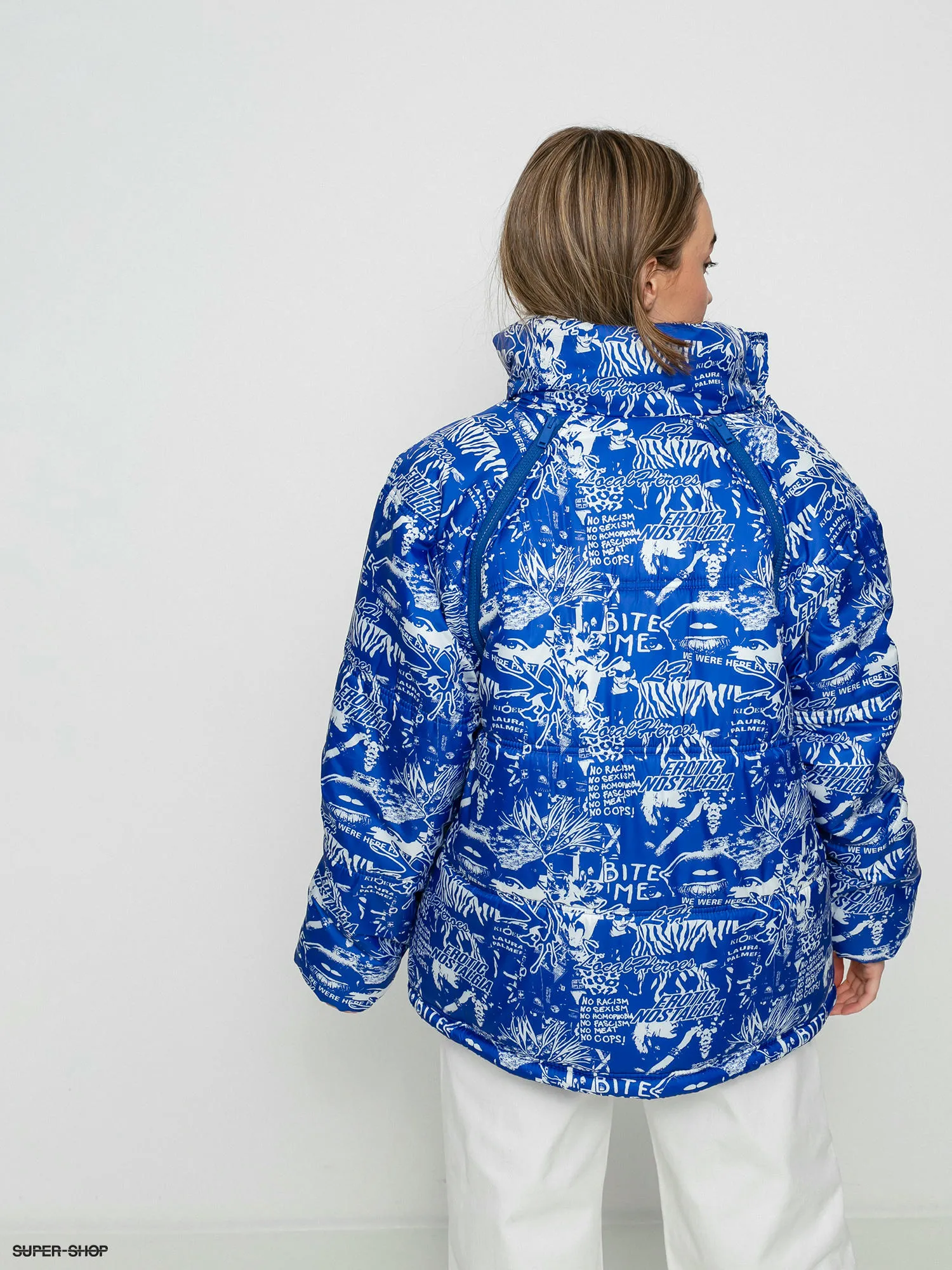 Local Heroes Riot Puff Jacket Wmn (blue/white)