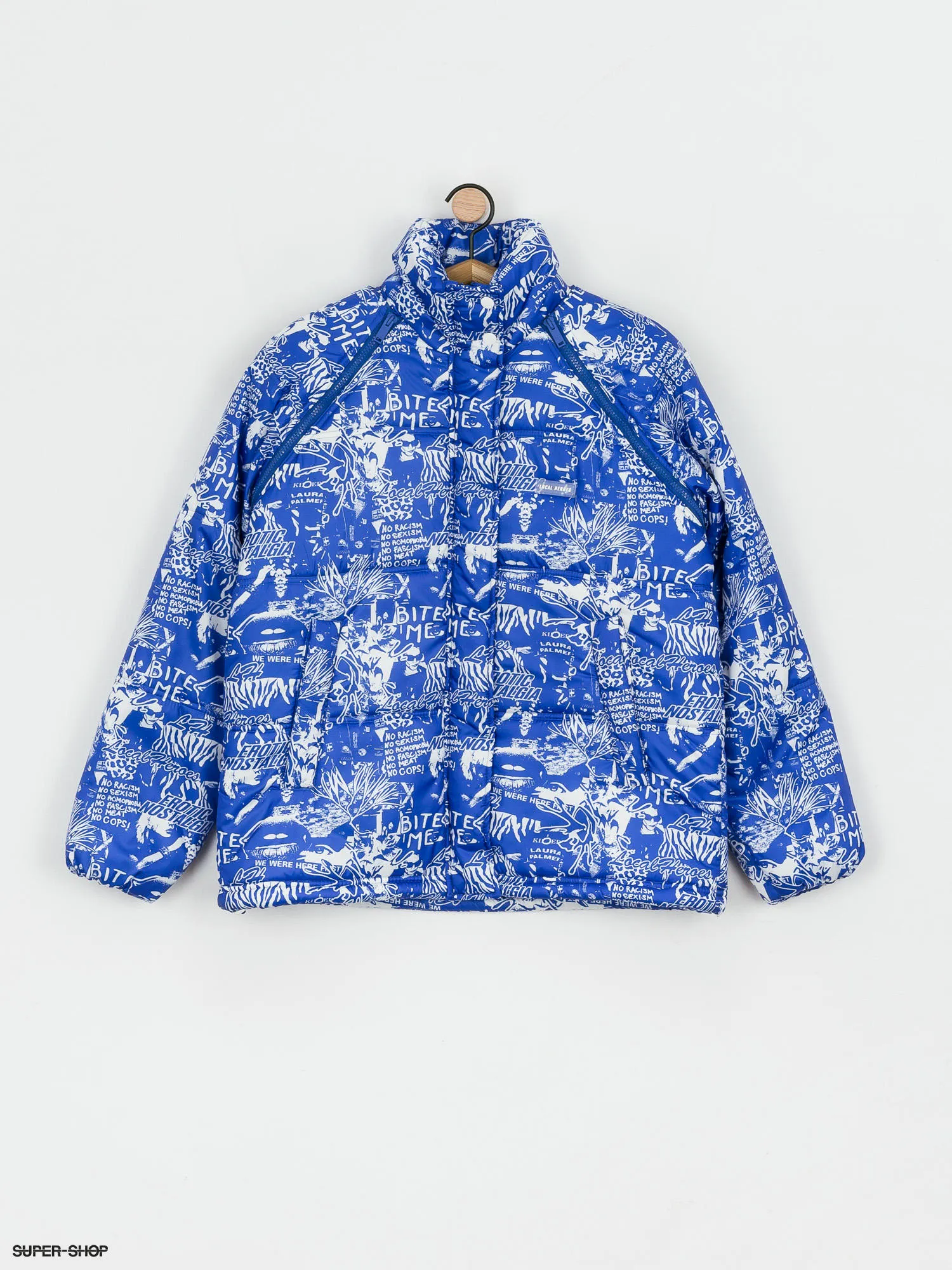 Local Heroes Riot Puff Jacket Wmn (blue/white)