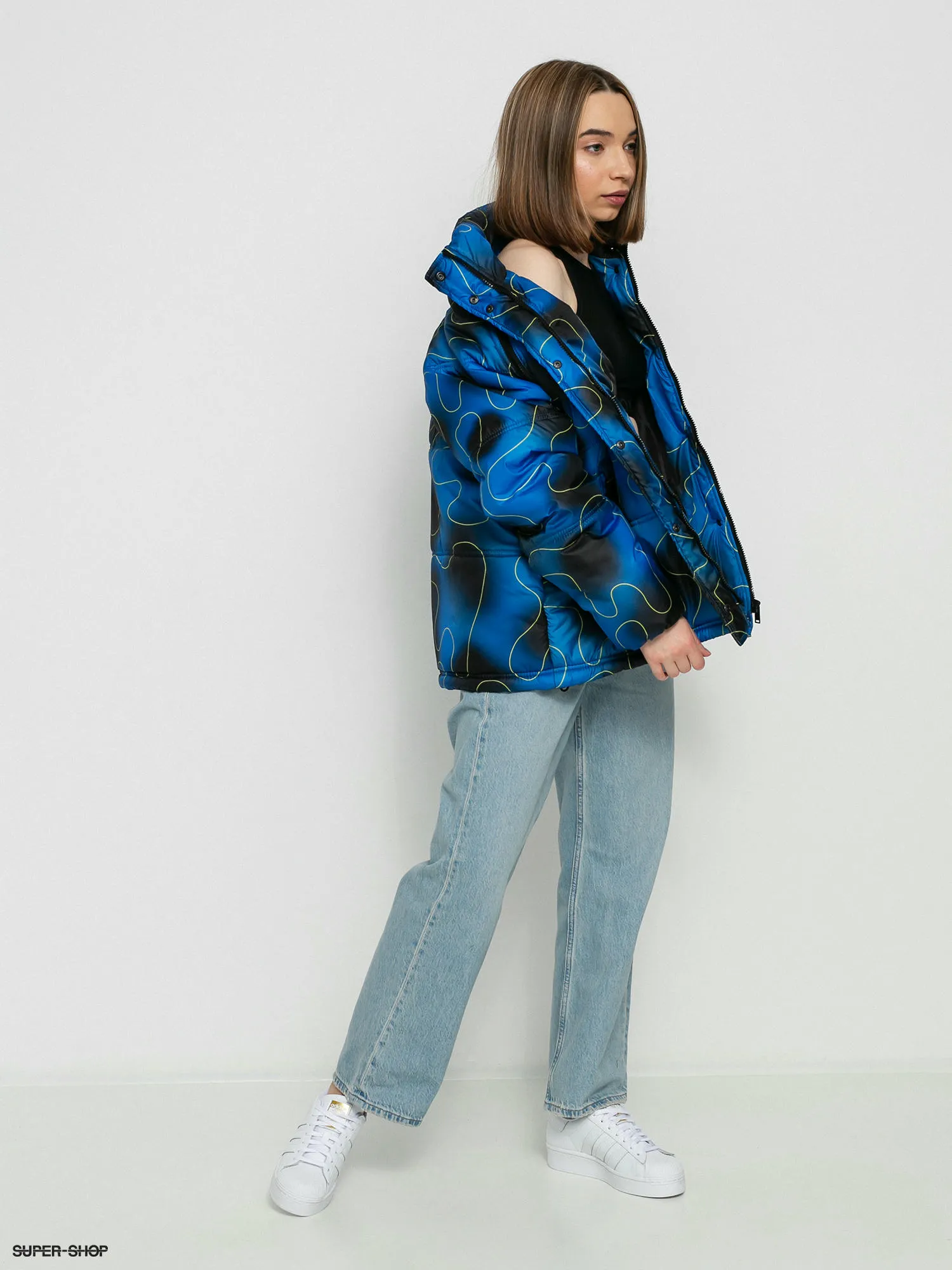 Local Heroes Spray Puff Jacket Wmn (black/blue)