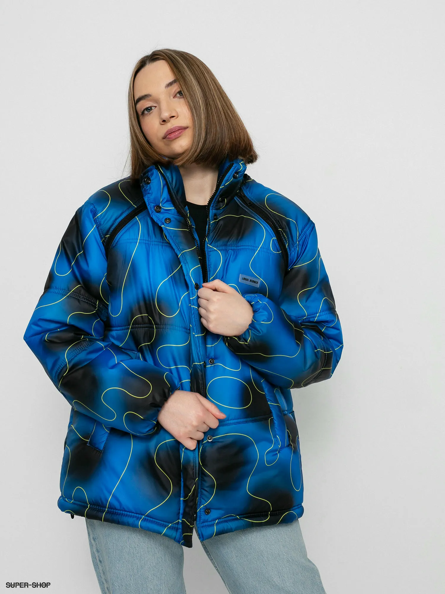 Local Heroes Spray Puff Jacket Wmn (black/blue)