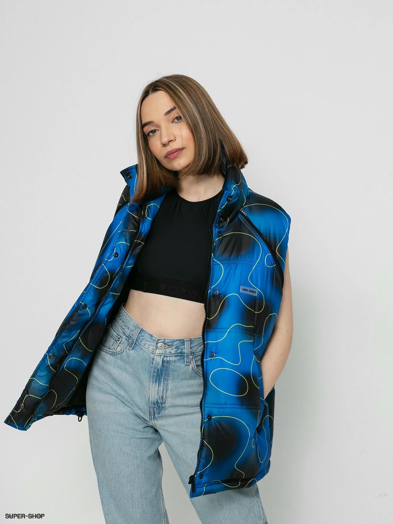 Local Heroes Spray Puff Jacket Wmn (black/blue)