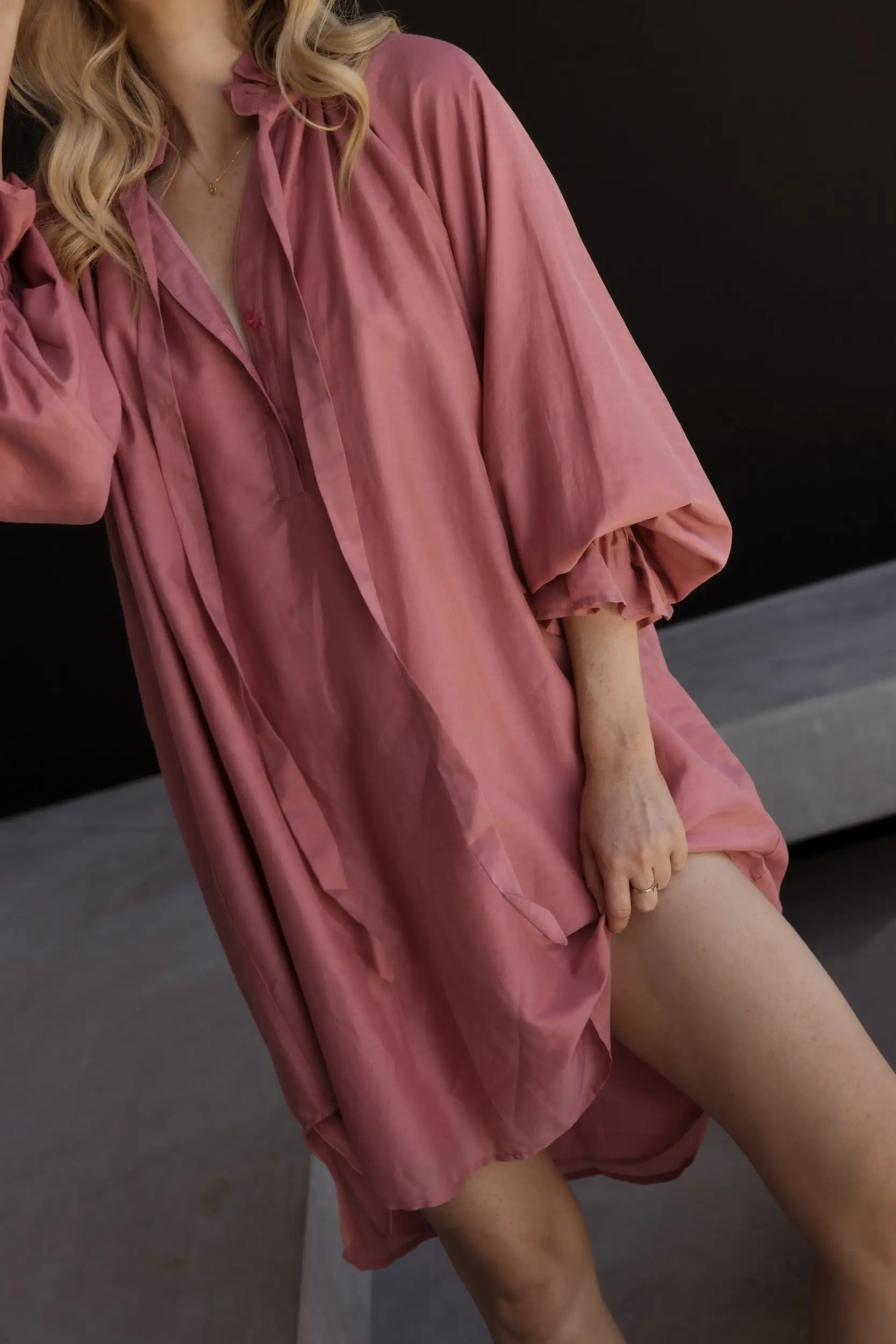 LYCIUM Dress Dusty Pink