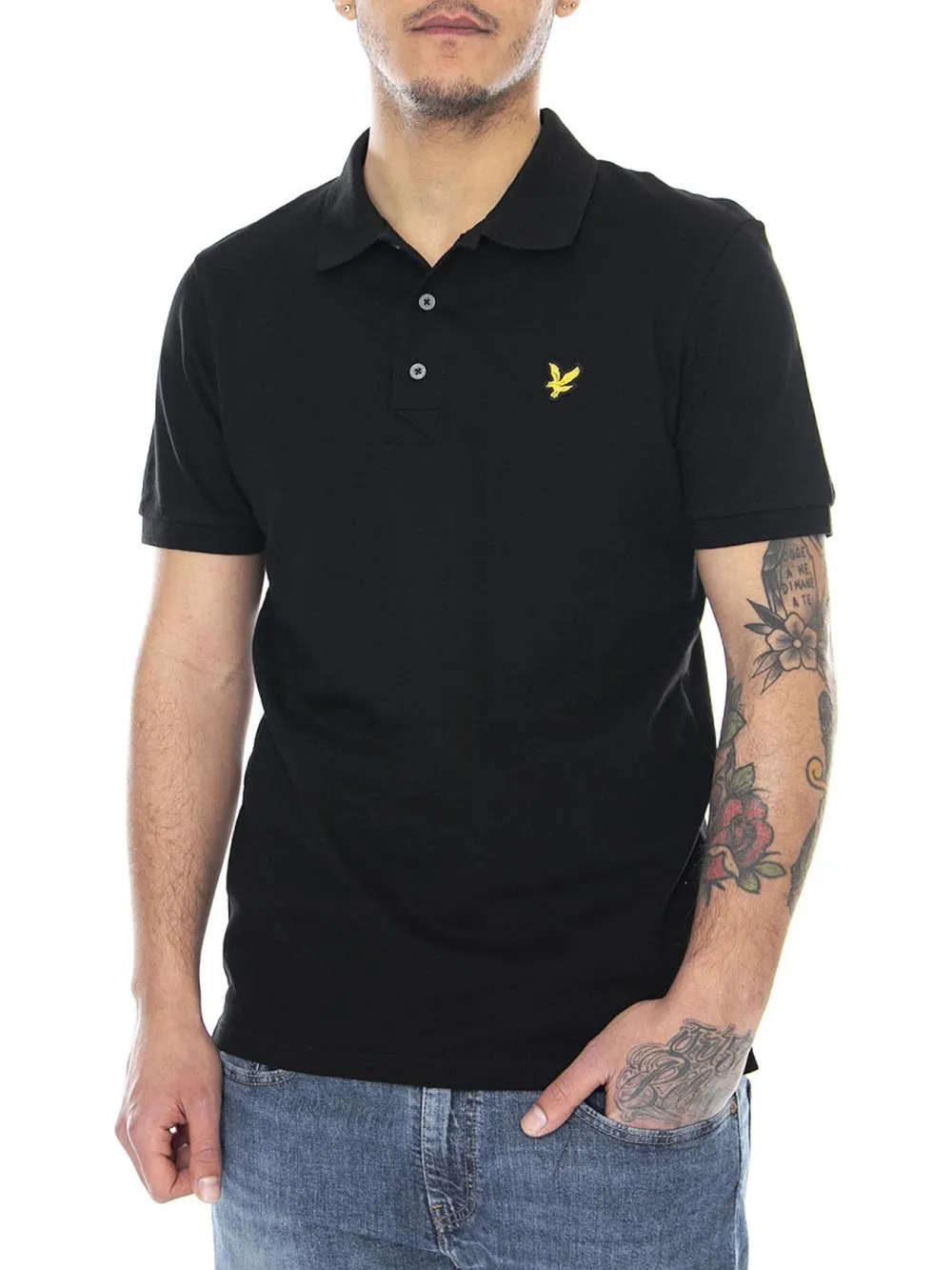 Lyle & Scott Polo Uomo Sp400voge Nero