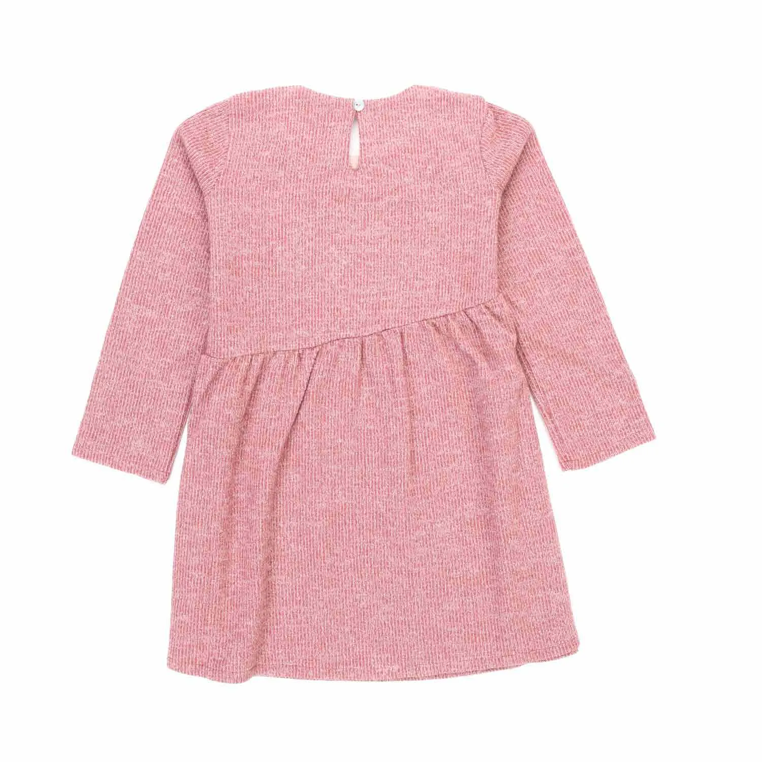 Magil Lurex Pink Girl Dress With Star