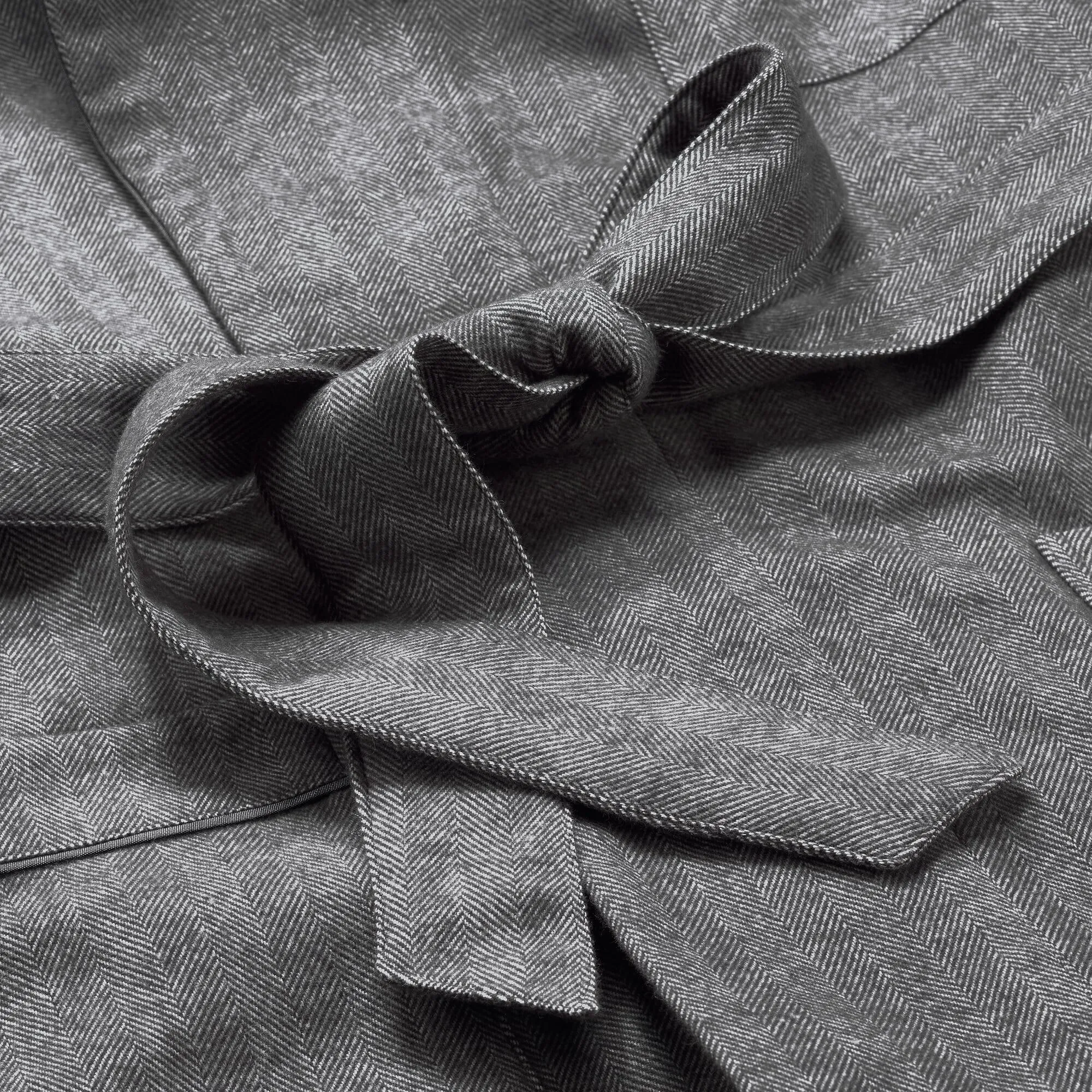 Mansion coat flannel, Anthracite | Manufactum