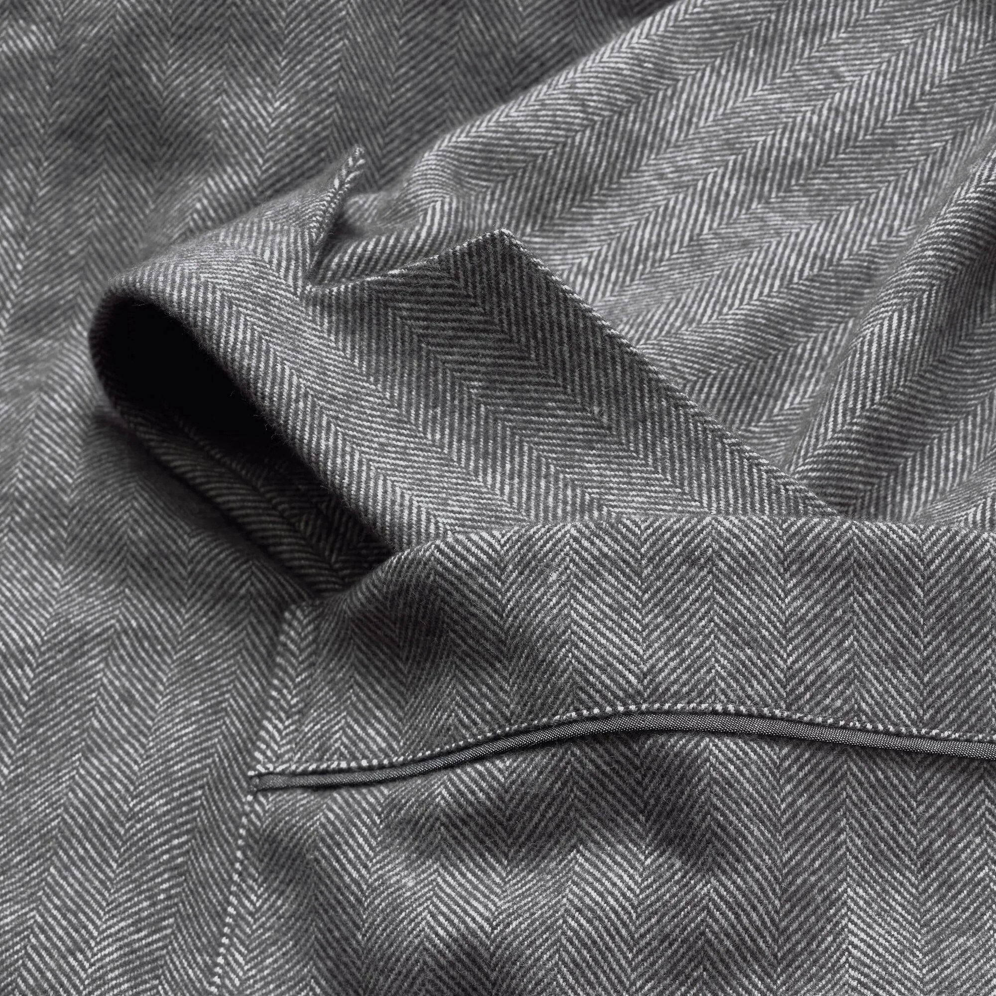 Mansion coat flannel, Anthracite | Manufactum