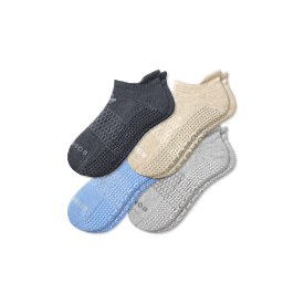 Men's Grippers Ankle Sock 4-Pack