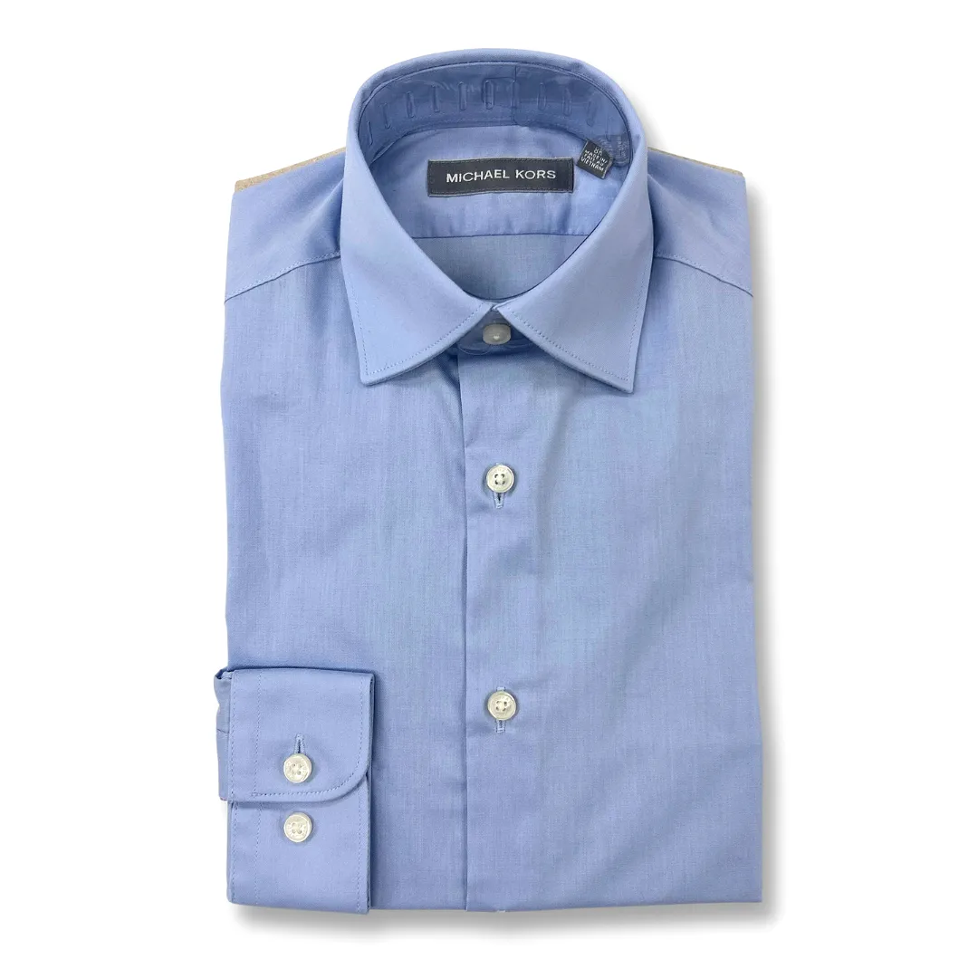 Michael Kors Boys Blue Dress Shirt_ LY0001