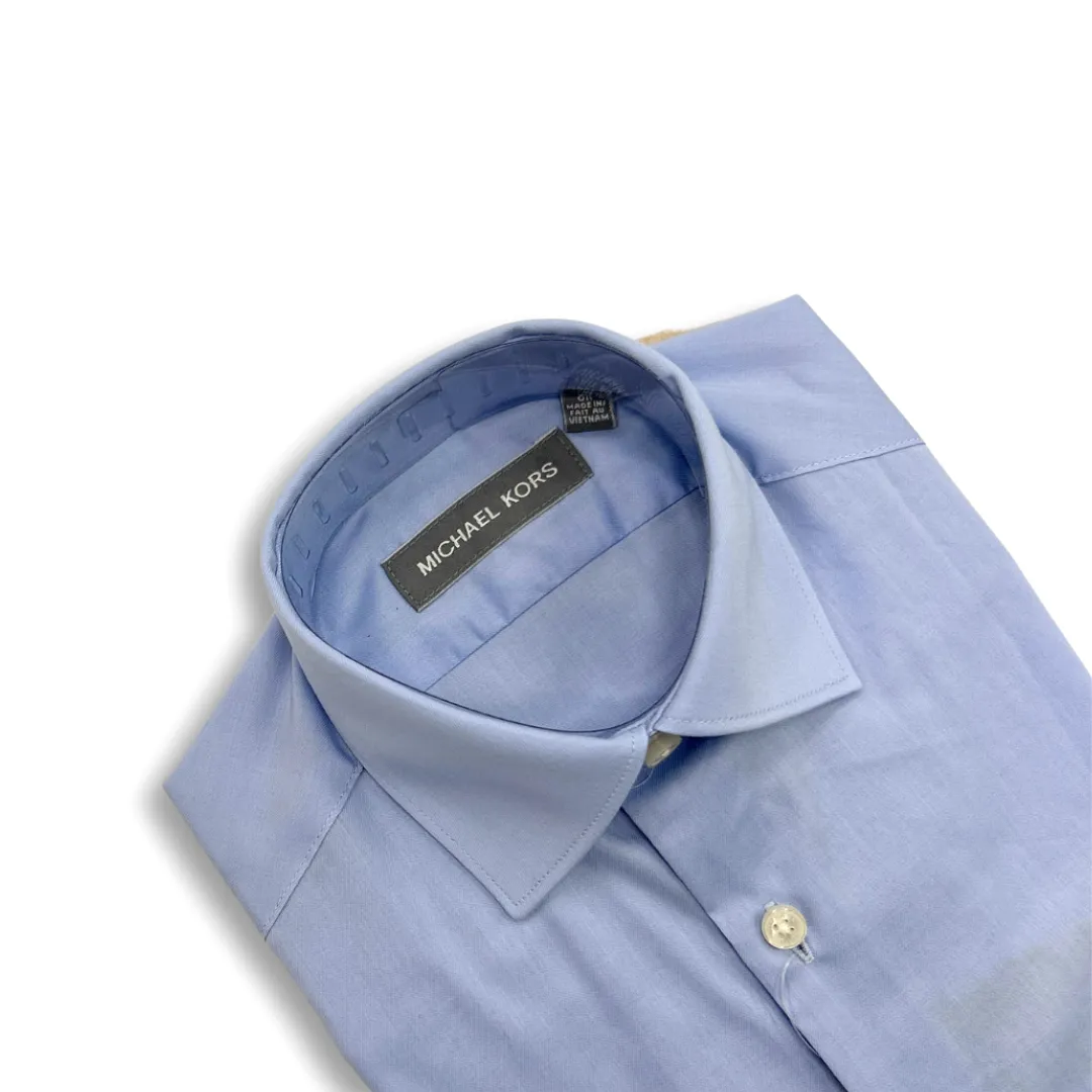 Michael Kors Boys Blue Dress Shirt_ LY0001