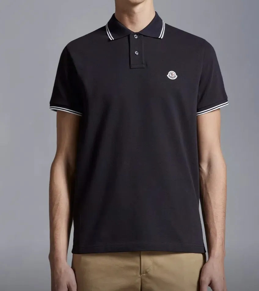 MONCLER  |Logo Patch Polo Shirt