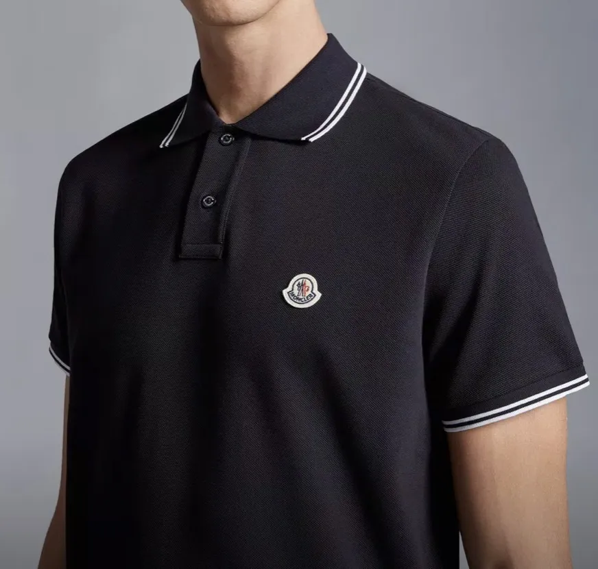 MONCLER  |Logo Patch Polo Shirt