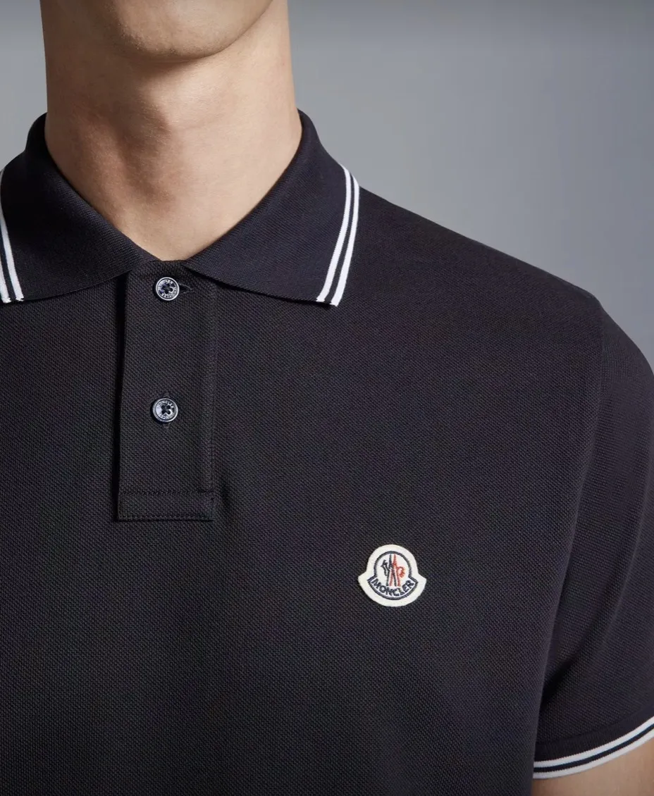 MONCLER  |Logo Patch Polo Shirt