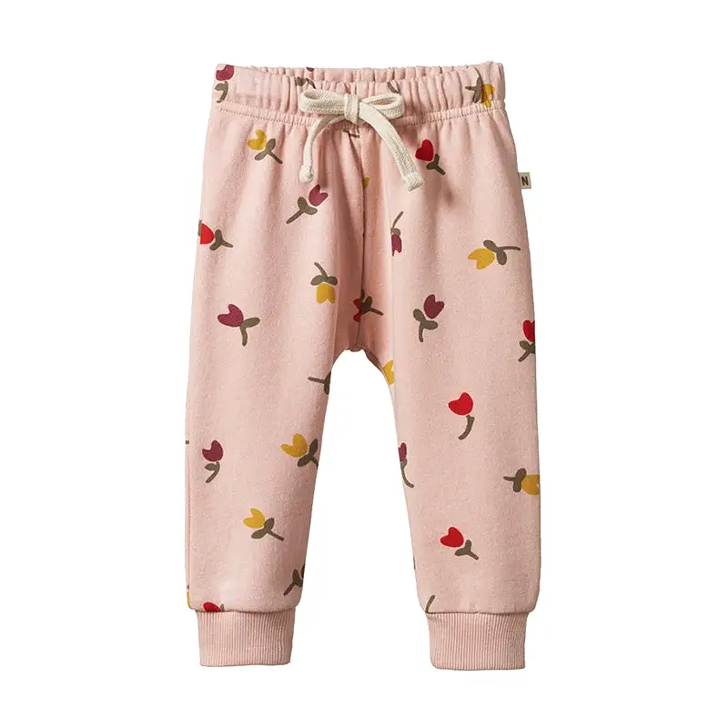 Nature Baby Sunday Track Pants - Tulip Rose Dust