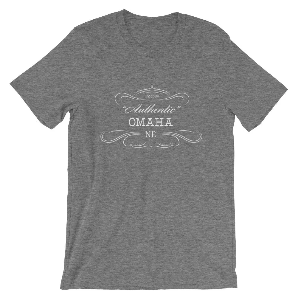 Nebraska - Omaha NE - Short-Sleeve Unisex T-Shirt - Authentic