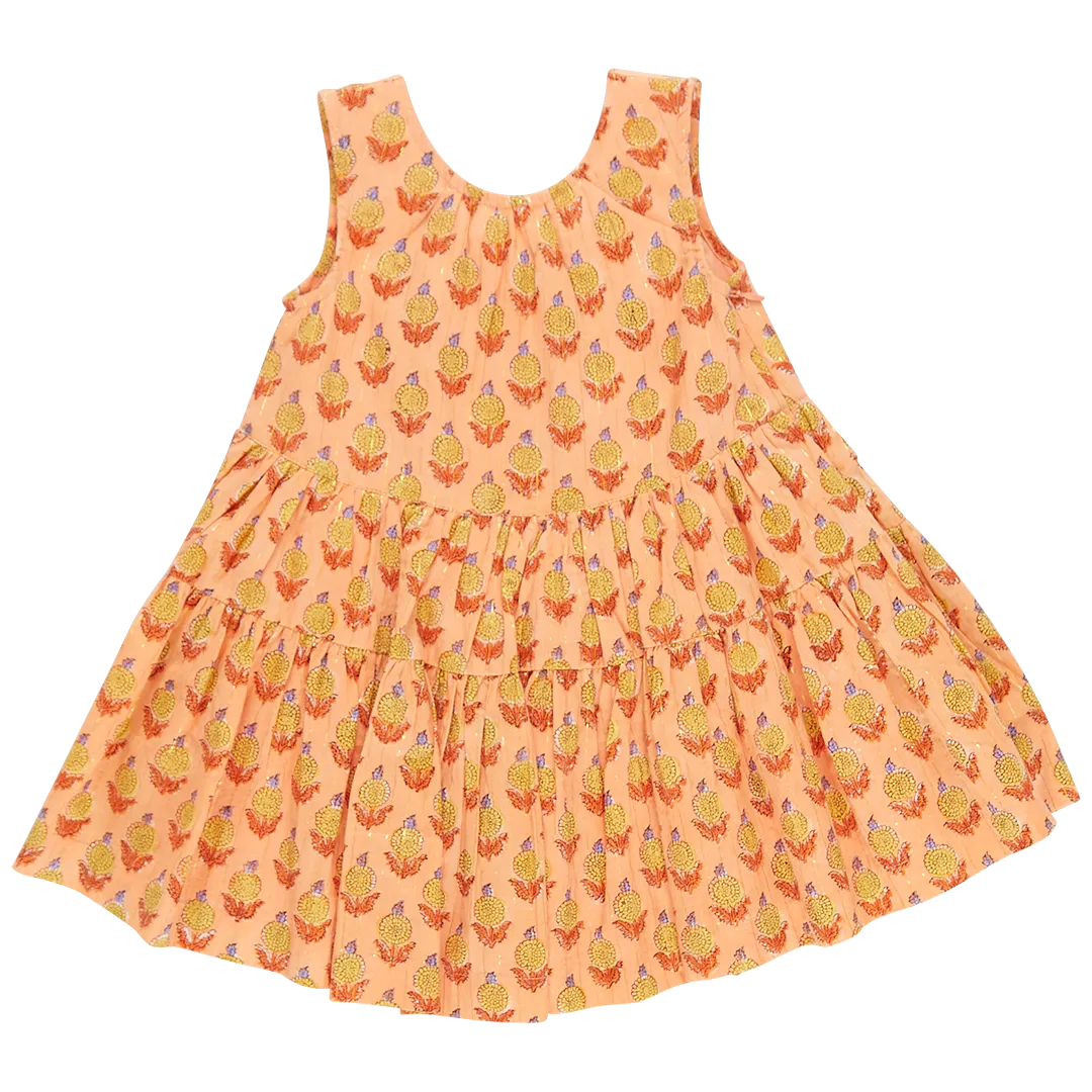 Pink Chicken Eloise Dress - Orange Dalhia