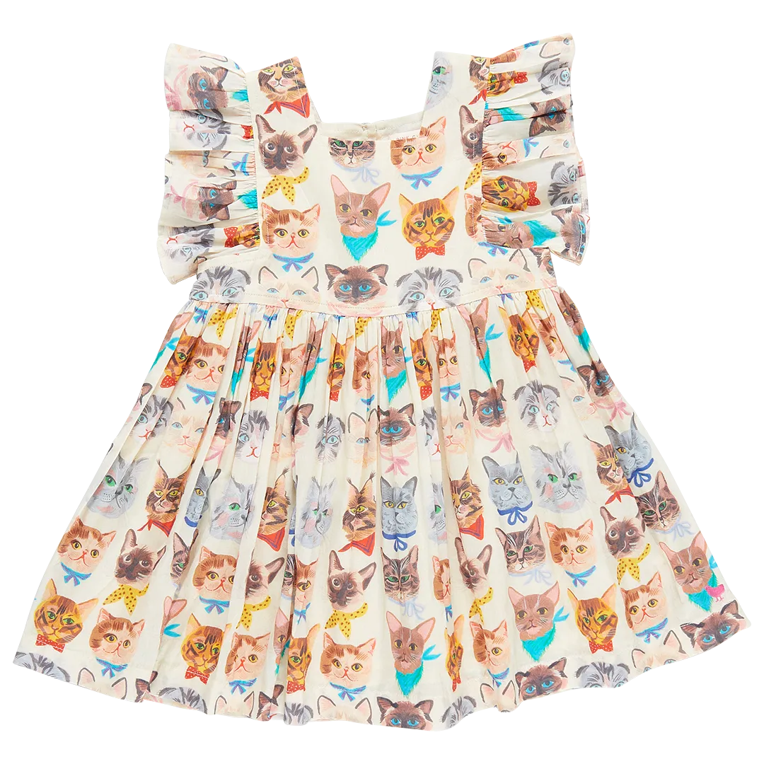 Pink Chicken Elsie Dress - Cool Cats