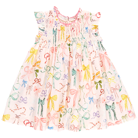 Pink Chicken - Stevie Dress - Watercolor Bows