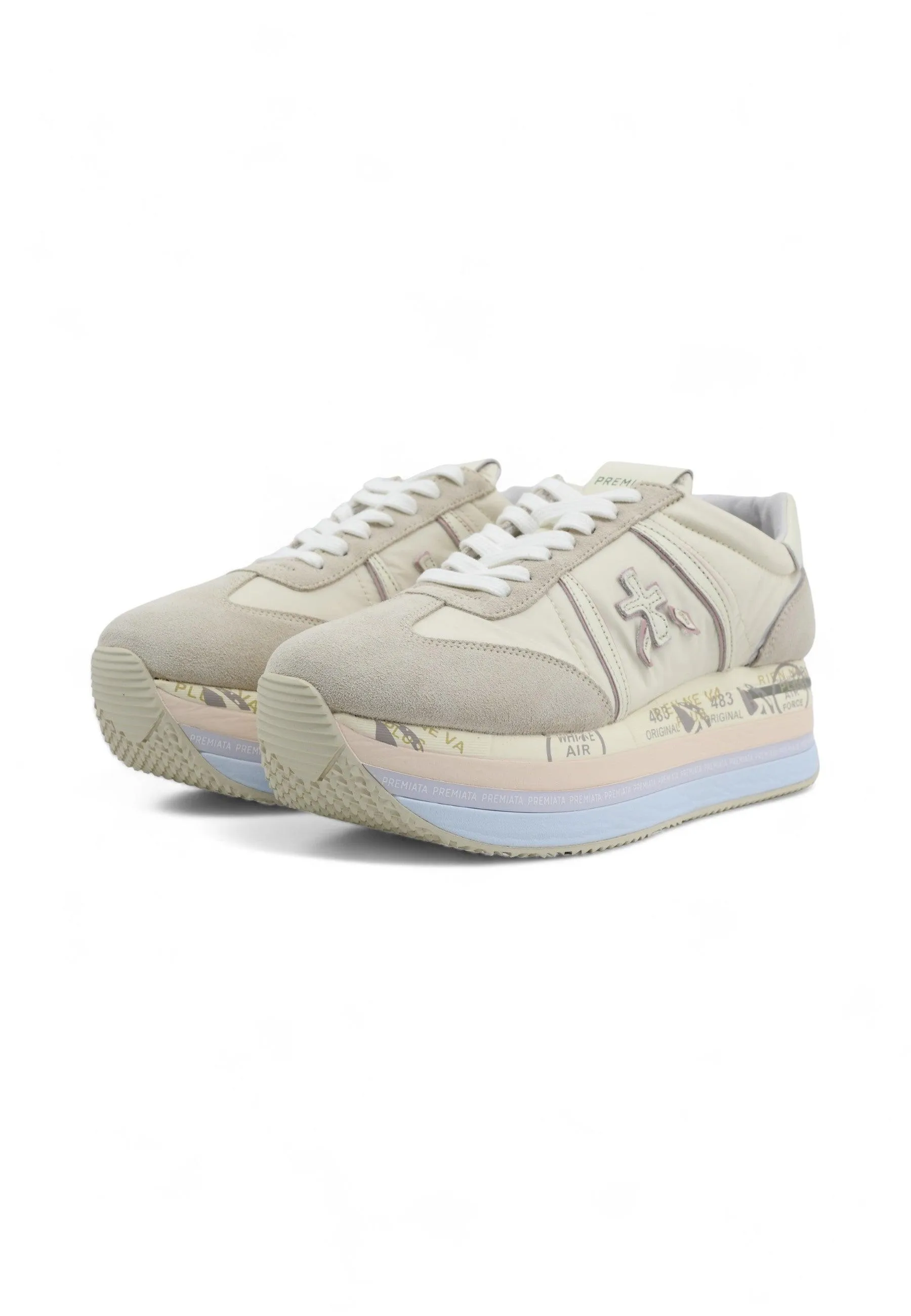 PREMIATA Sneaker Donna Beige BETH-6234