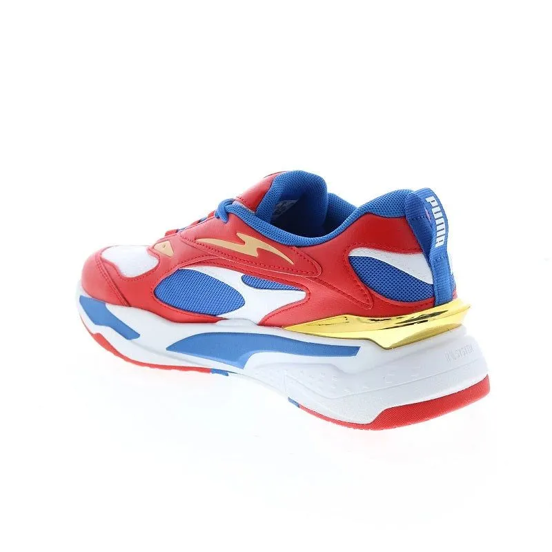 Puma Men's RS Fast RWB Shoes - White / High Risk Red / Strong Blue