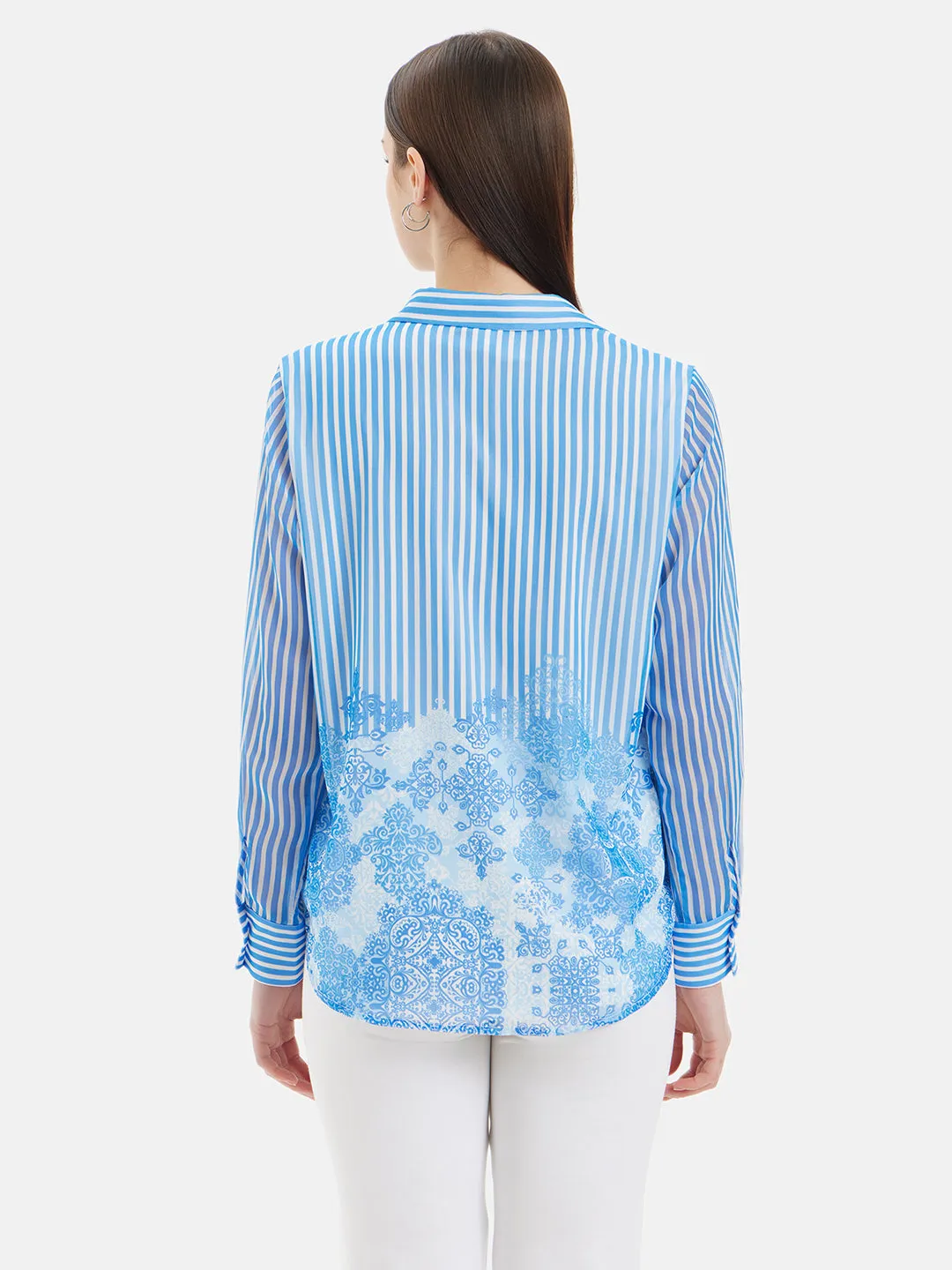 Rachel Printed Full Sleeves Shirt