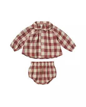 Rylee & Cru - Ruby Plaid Nellie Set