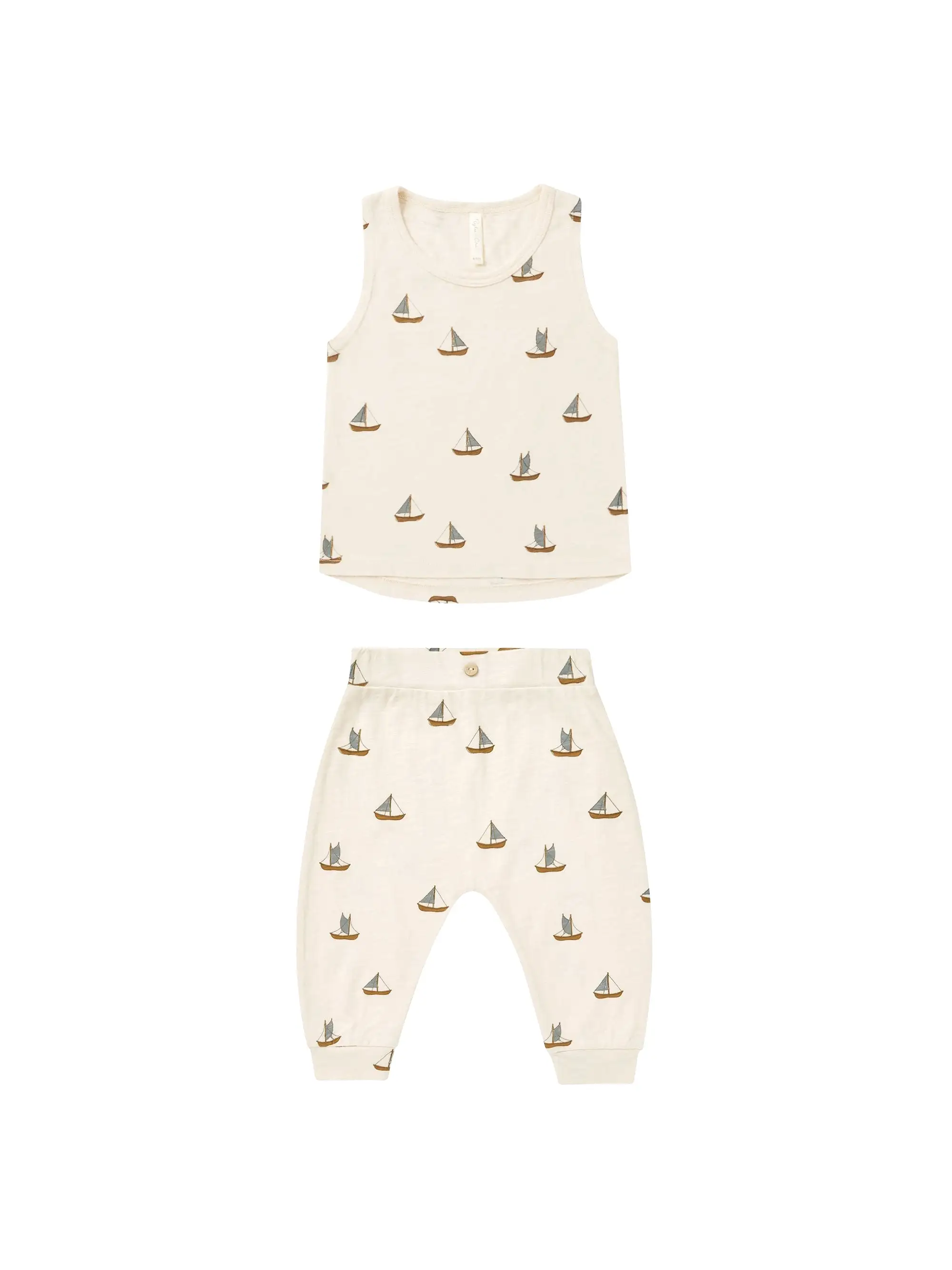 Rylee & Cru - Sailboats Tank + Slouch Pant Set