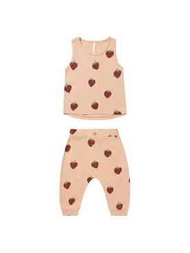 Rylee & Cru - Strawberries Tank + Slouch Pant Set