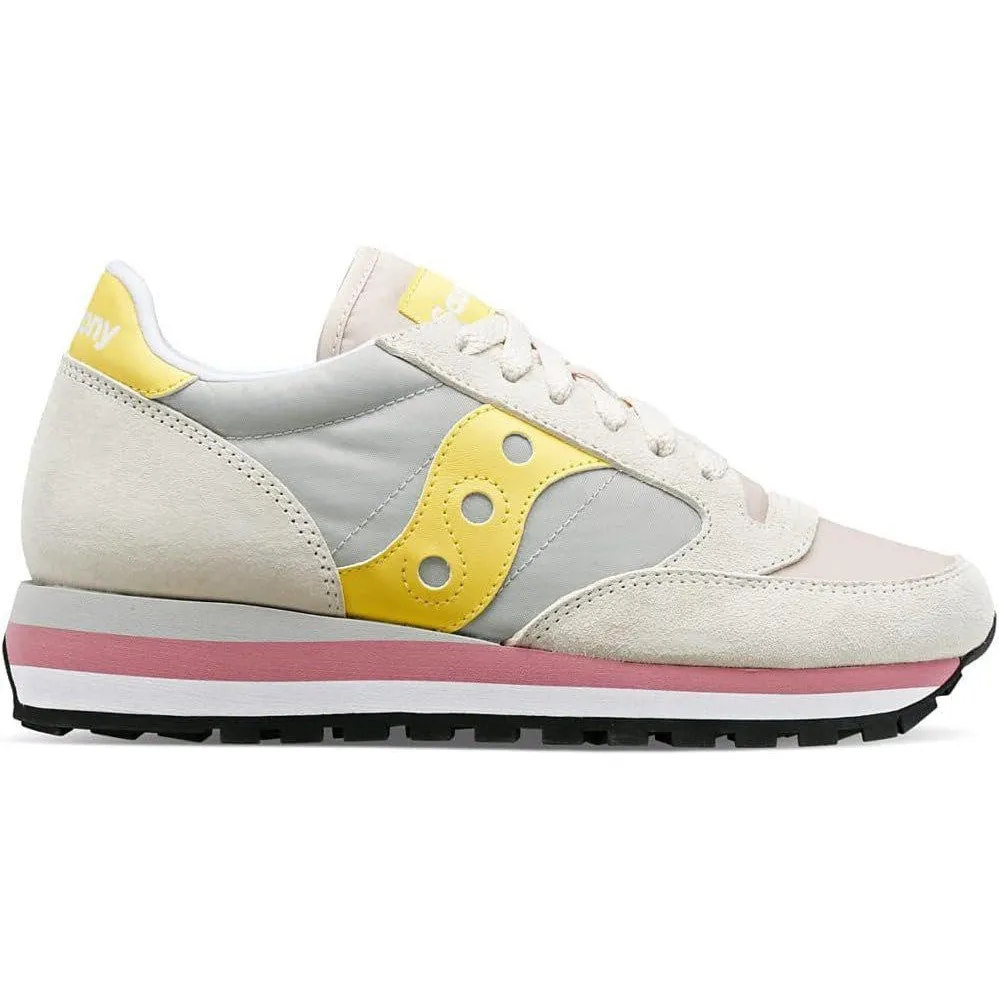 Saucony Jazz Triple Gray/Yellow 5 B (M)