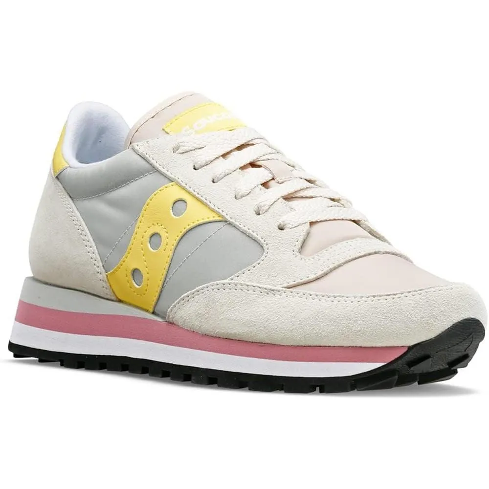 Saucony Jazz Triple Gray/Yellow 5 B (M)