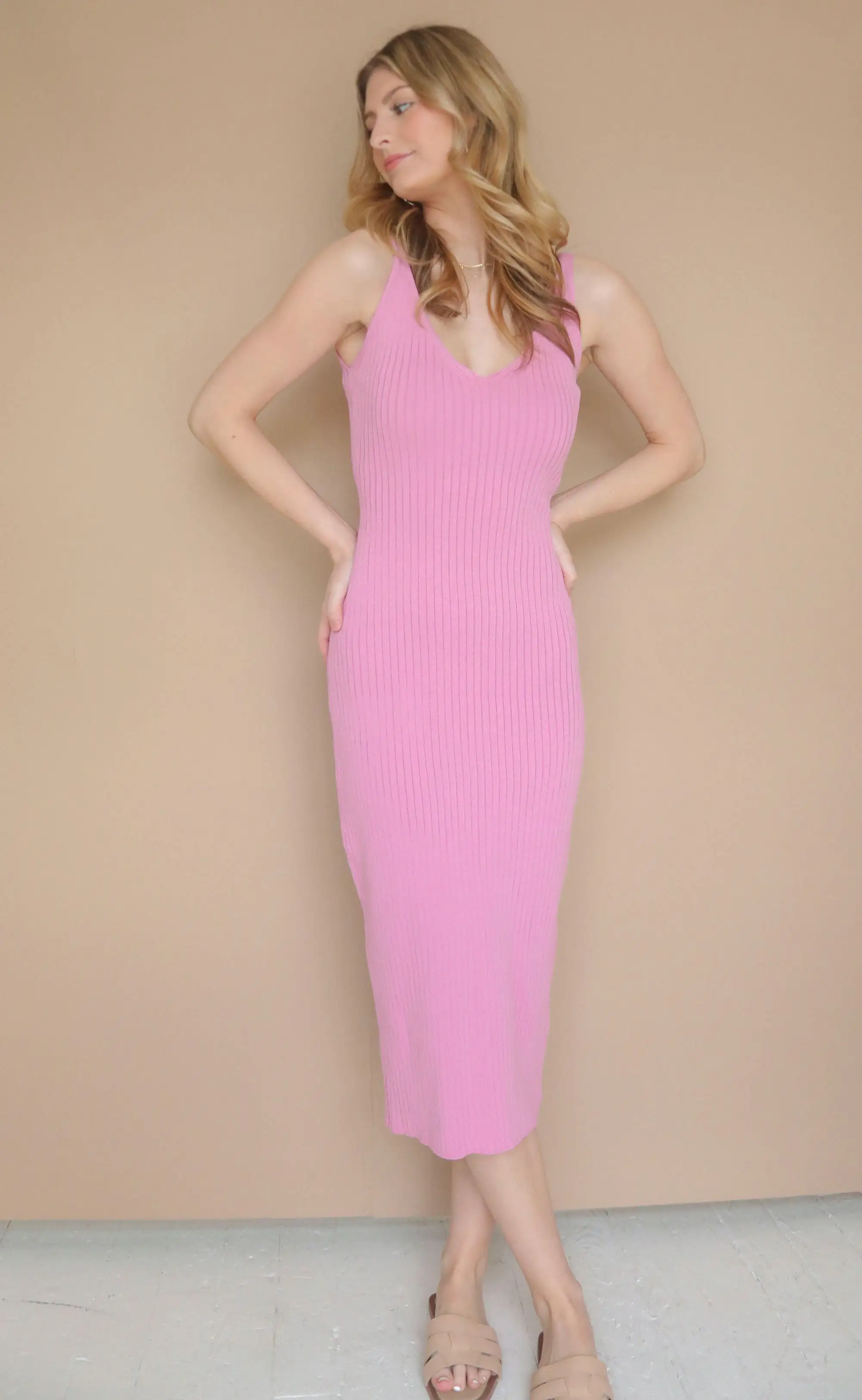 set me free dress - pink