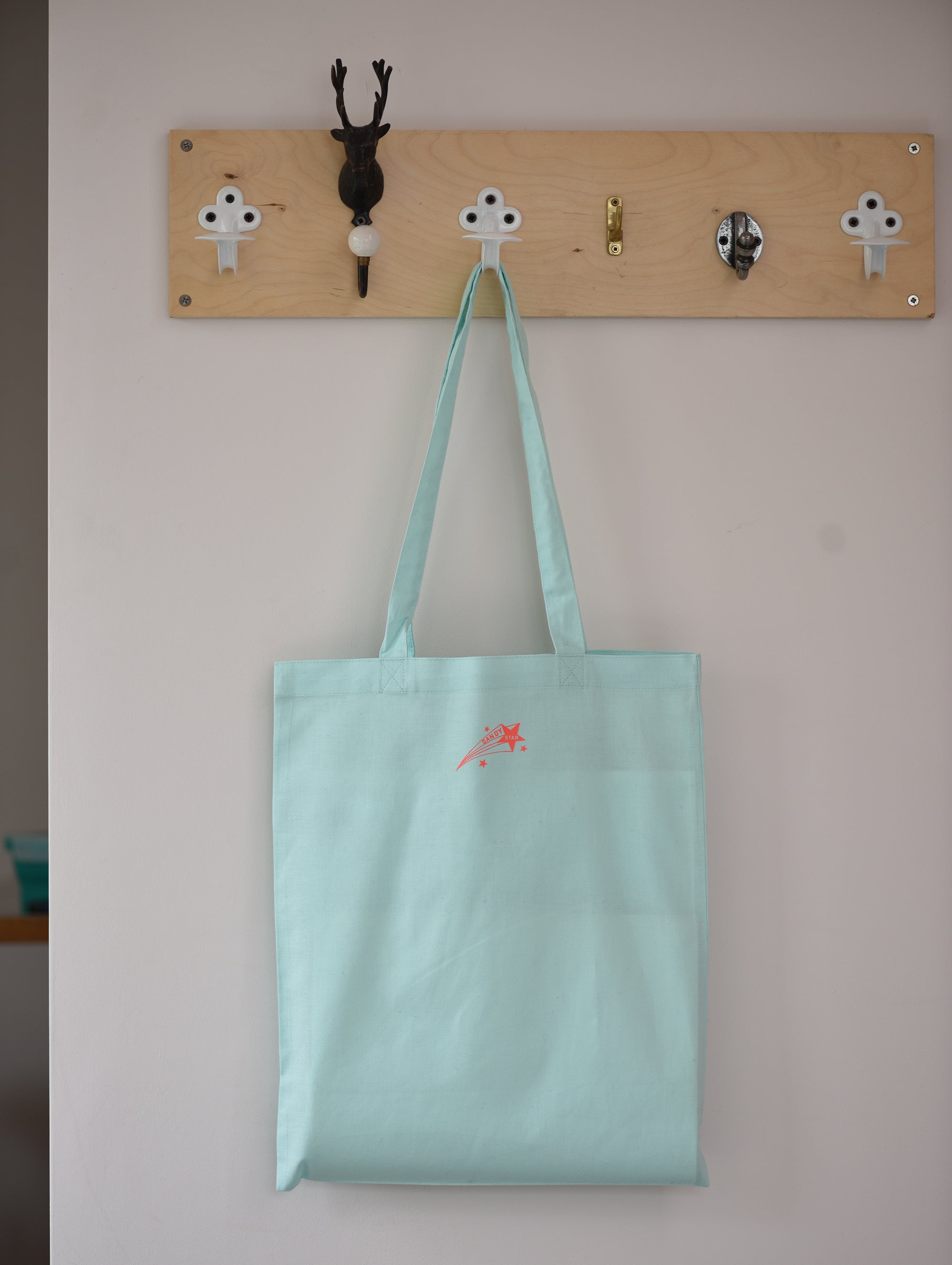 SHOP LOCAL BAG MINT GREEN