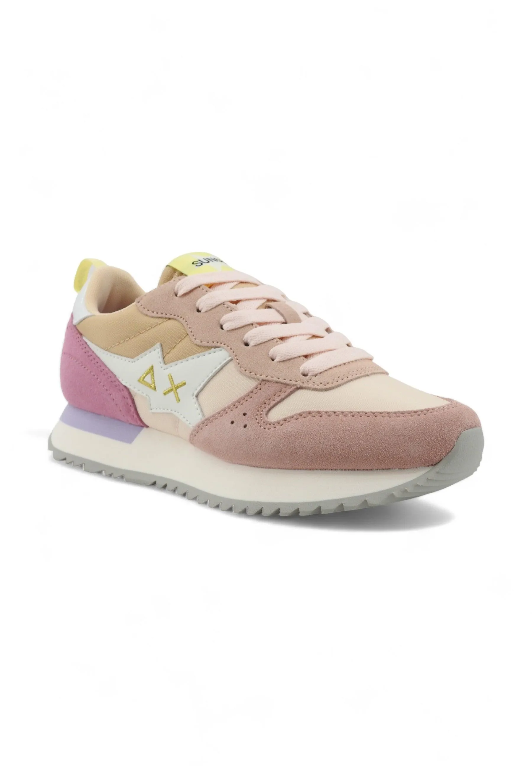 SUN68 Stargirl Sneaker Donna Porcellana Z34210