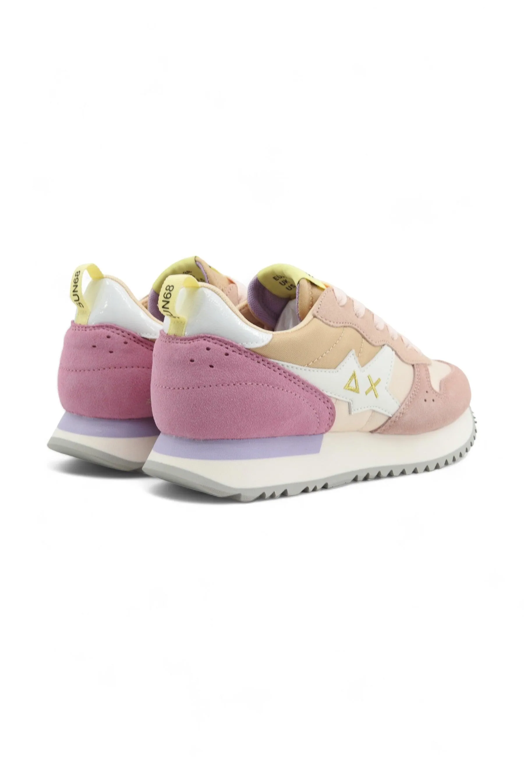 SUN68 Stargirl Sneaker Donna Porcellana Z34210