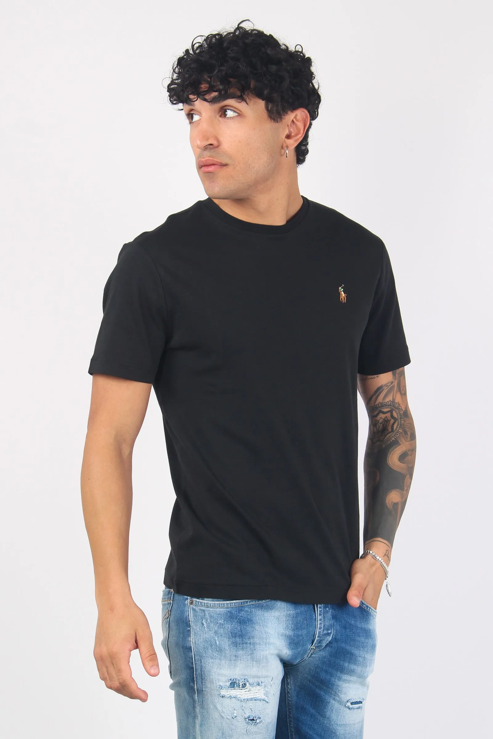 T-shirt Cotone Custom Black