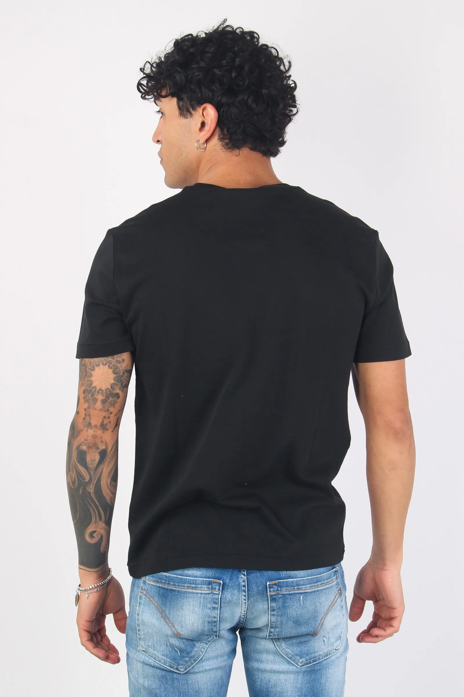 T-shirt Cotone Custom Black