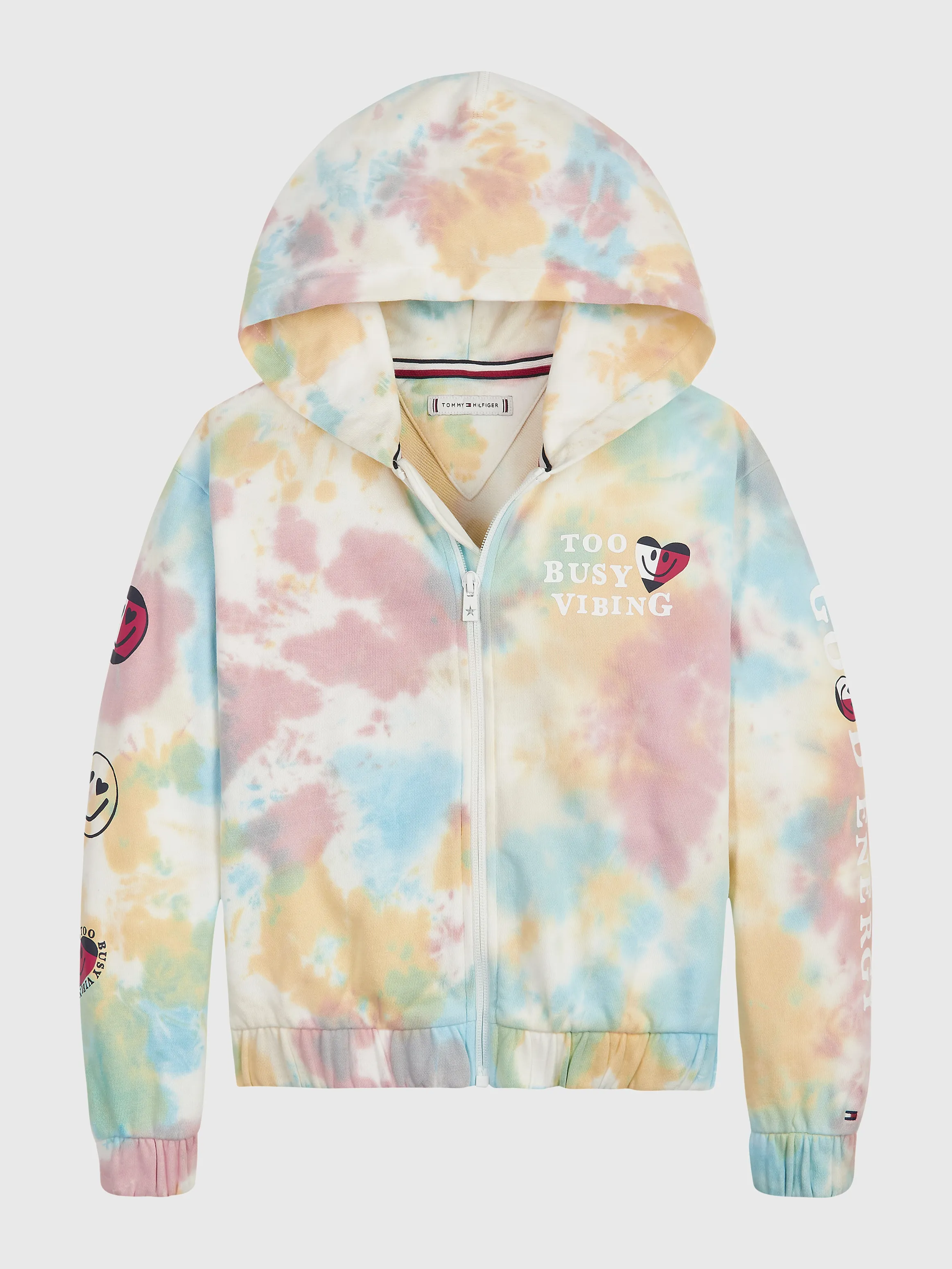 Tie-Dye Zip-Thru Hoodie | Sweatshirts & Hoodies | Tommy Hilfiger