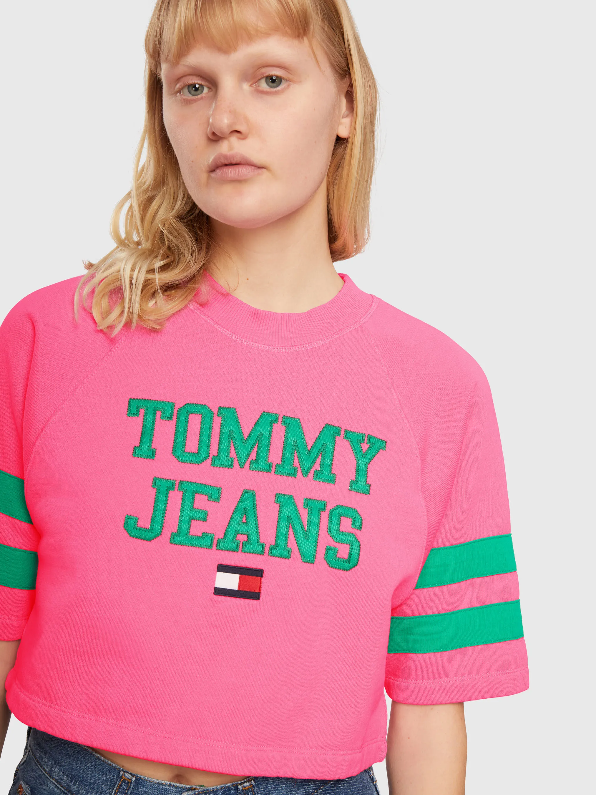 Tommy Pop Short Sleeve Sweatshirt | Sweatshirts & Hoodies | Tommy Jeans