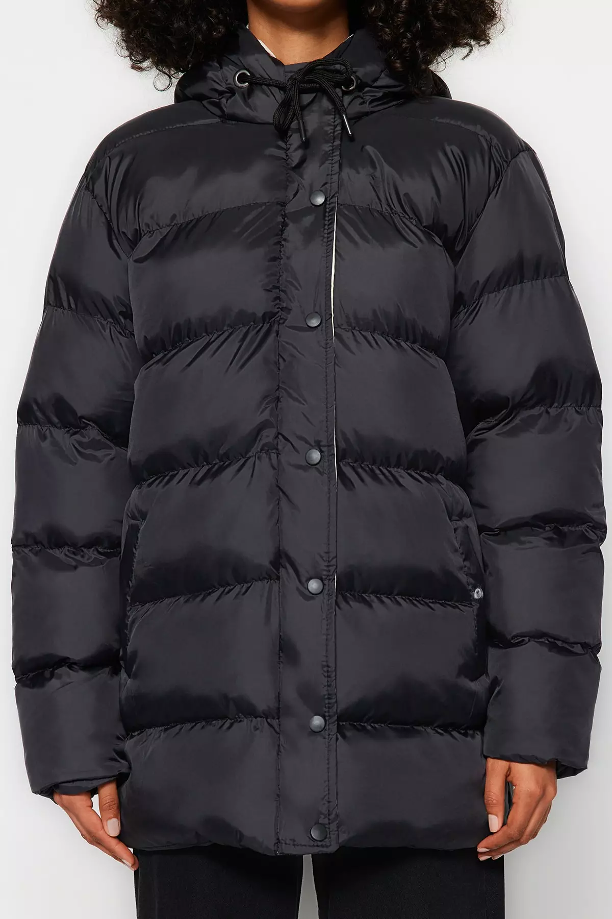 Trendyol Hooded Puffy Coat