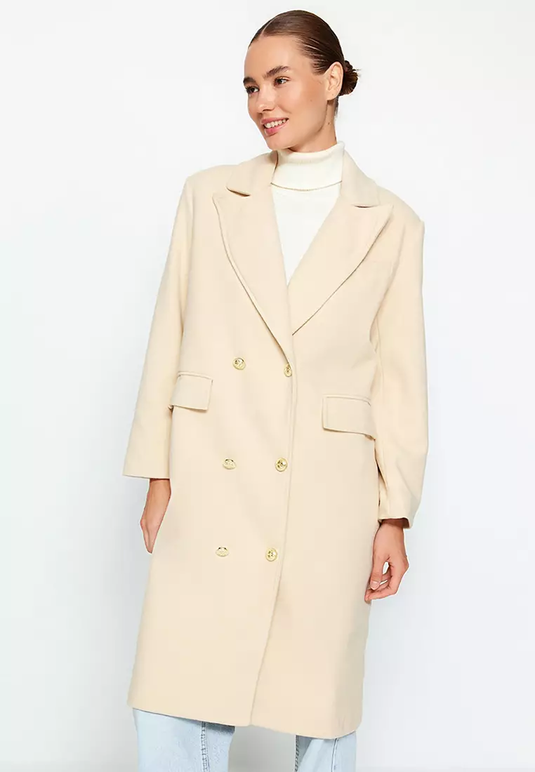 Trendyol Longline Buttoned Coat