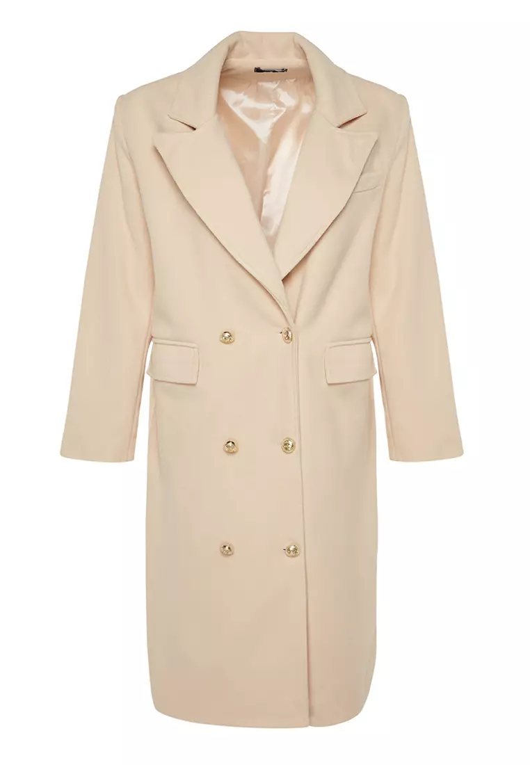 Trendyol Longline Buttoned Coat