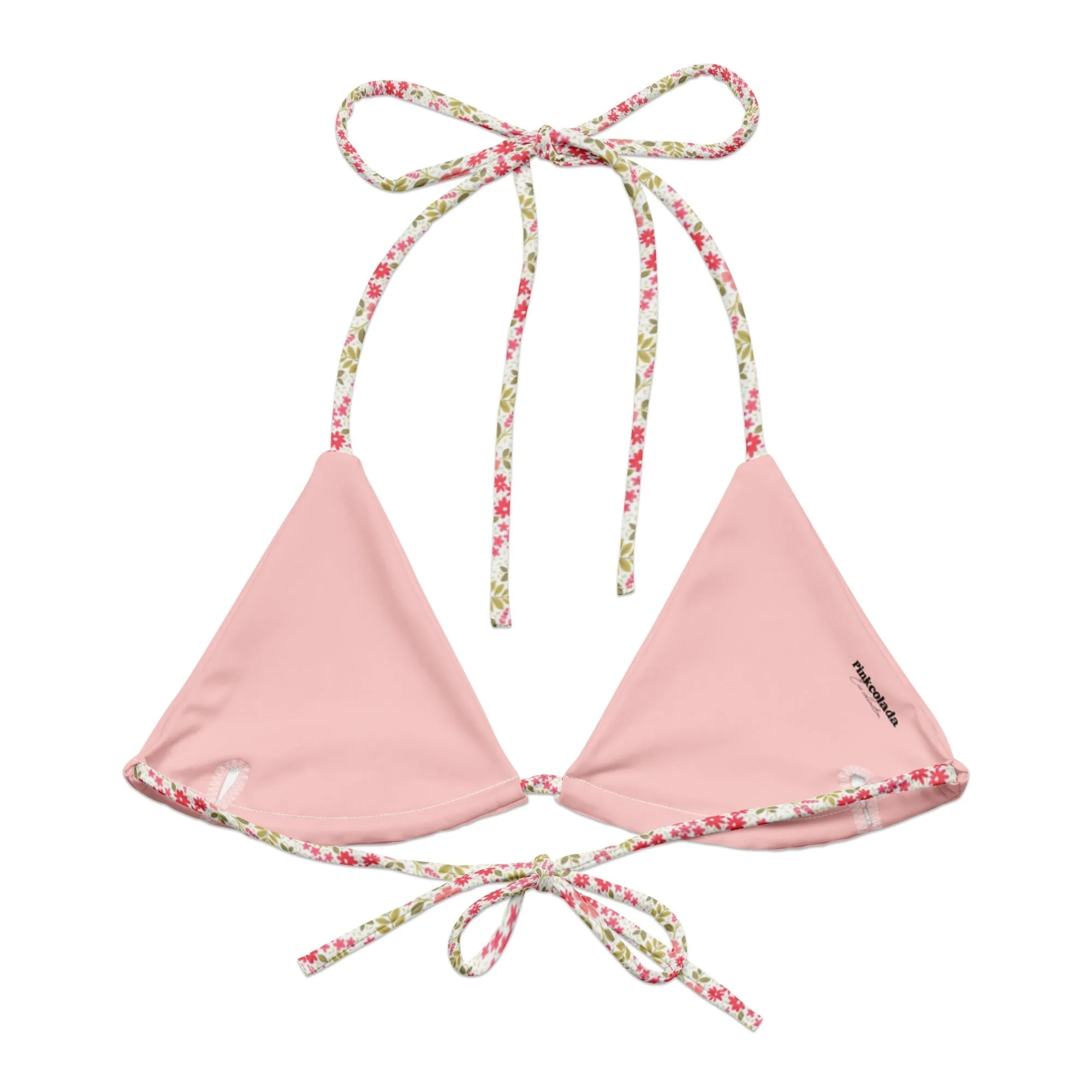 TRIANGLE STRING BIKINI TOP ECO - DITSY FLORALS