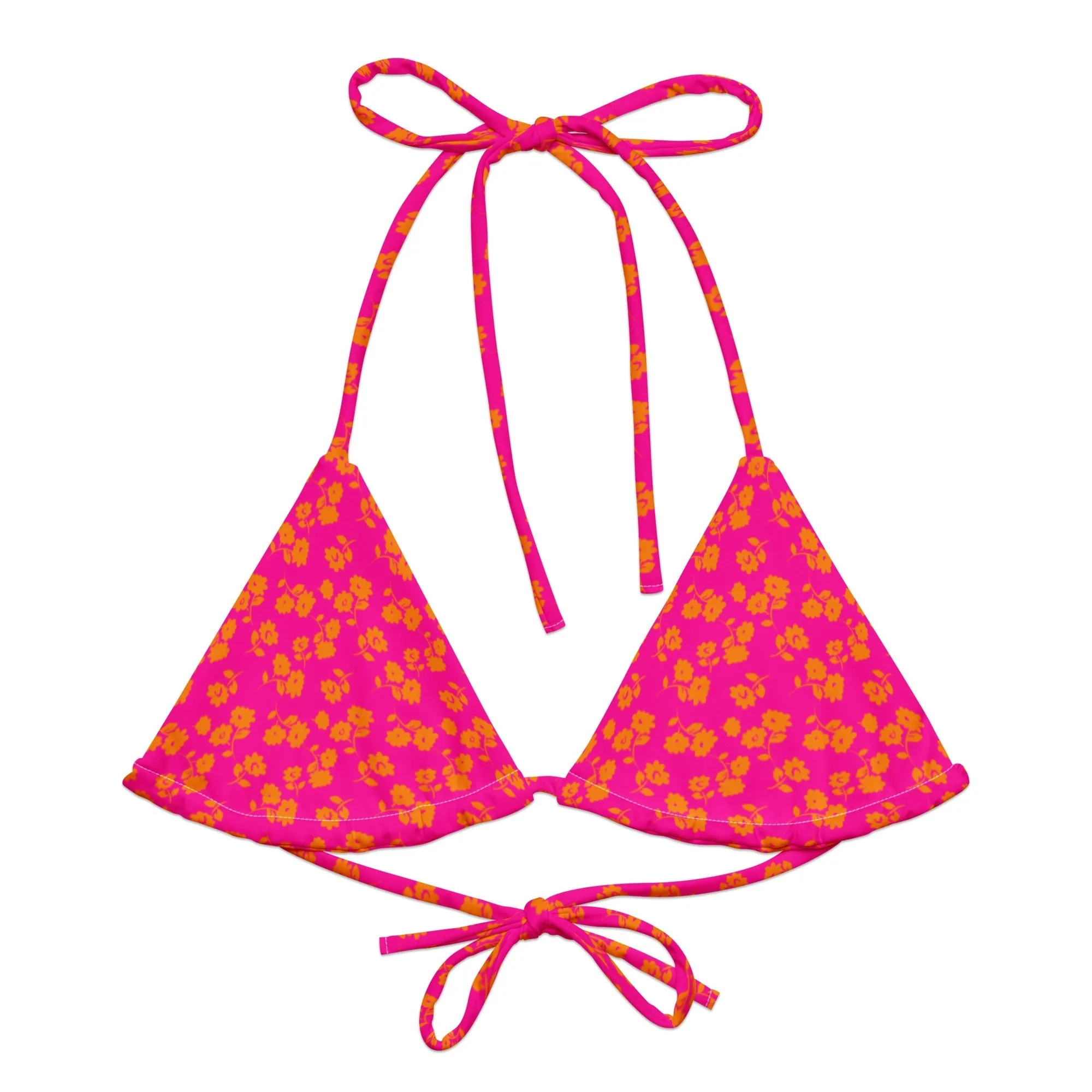 TRIANGLE STRING BIKINI TOP ECO - HAWAII