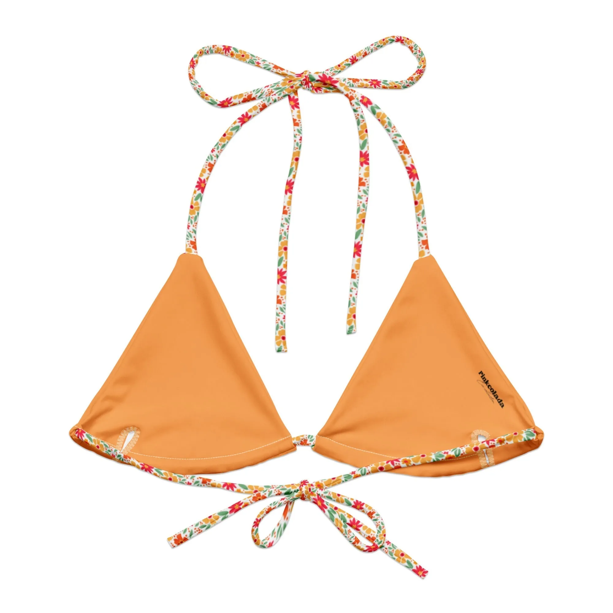 TRIANGLE STRING BIKINI TOP ECO - TEXAS FLORALS